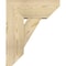 Ekena Millwork Traditional Slat Rough Sawn Bracket w/ Offset Brace, Douglas Fir, 8"W x 18"D x 22"H BKT0806X18X22TRA06RDF - alternate 3